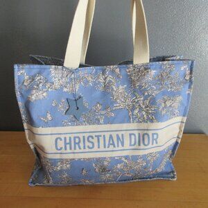 NWOT Christian Dior Riviera Tote Beautiful Blue with hangtag